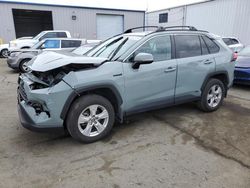 Salvage cars for sale at Vallejo, CA auction: 2021 Toyota Rav4 XLE