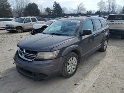 Salvage cars for sale at Madisonville, TN auction: 2018 Dodge Journey SE