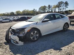 Honda salvage cars for sale: 2019 Honda Civic LX