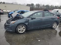 Salvage cars for sale from Copart Exeter, RI: 2017 Chevrolet Cruze LT