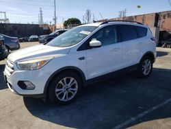 Salvage cars for sale at Wilmington, CA auction: 2018 Ford Escape SE