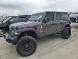 Salvage cars for sale at Indianapolis, IN auction: 2019 Jeep Wrangler Unlimited Sport