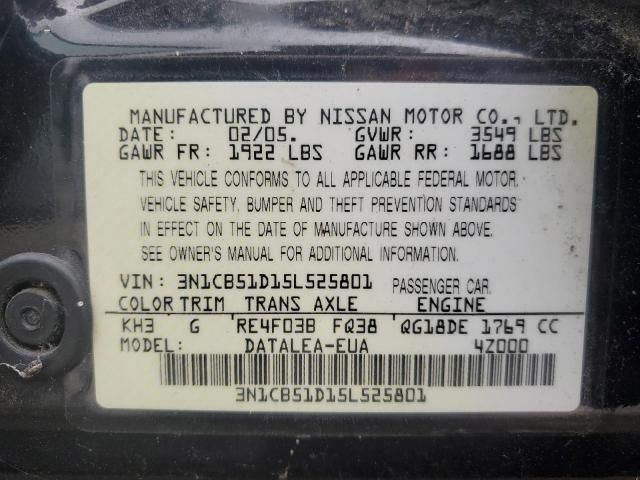 2005 Nissan Sentra 1.8