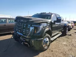 Salvage trucks for sale at Brighton, CO auction: 2024 GMC Sierra K3500 Denali Ultimate