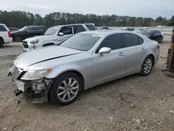 Salvage cars for sale at Florence, MS auction: 2008 Lexus LS 460