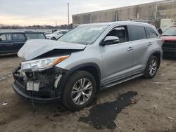 Toyota Highlander salvage cars for sale: 2015 Toyota Highlander XLE