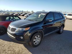 Salvage cars for sale from Copart Tucson, AZ: 2013 KIA Sorento LX