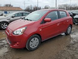 Salvage cars for sale from Copart Columbus, OH: 2015 Mitsubishi Mirage DE