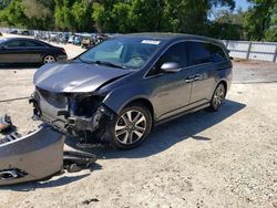 Salvage cars for sale at Ocala, FL auction: 2014 Honda Odyssey Touring