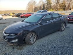 Chevrolet salvage cars for sale: 2021 Chevrolet Malibu LT