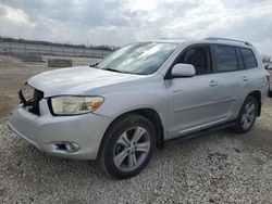 Salvage cars for sale from Copart Kansas City, KS: 2008 Toyota Highlander Sport