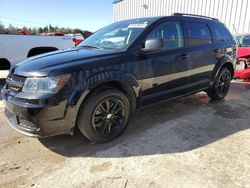 Salvage cars for sale at Franklin, WI auction: 2017 Dodge Journey SE