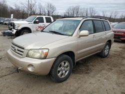 Salvage cars for sale at Marlboro, NY auction: 2004 Toyota Highlander