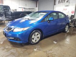 Honda Civic LX salvage cars for sale: 2013 Honda Civic LX