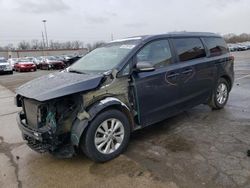 Salvage cars for sale from Copart Fort Wayne, IN: 2015 KIA Sedona LX