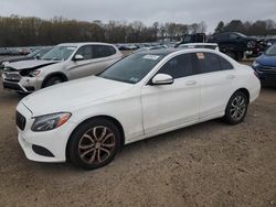 Mercedes-Benz C-Class salvage cars for sale: 2016 Mercedes-Benz C 300 4matic