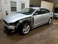 Salvage cars for sale at Davison, MI auction: 2018 Ford Fusion SE