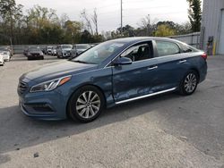 Salvage cars for sale from Copart Savannah, GA: 2016 Hyundai Sonata Sport