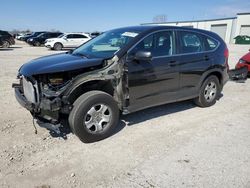 Salvage cars for sale from Copart Kansas City, KS: 2015 Honda CR-V LX