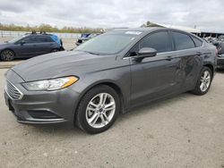 Salvage cars for sale at Fresno, CA auction: 2018 Ford Fusion SE