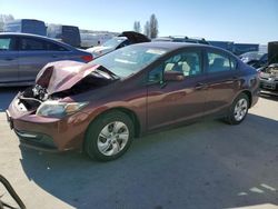 Salvage cars for sale at Vallejo, CA auction: 2014 Honda Civic LX