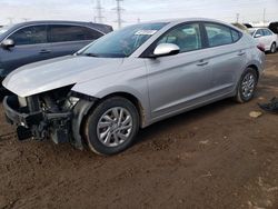 Salvage cars for sale at Elgin, IL auction: 2020 Hyundai Elantra SE