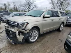 Salvage cars for sale from Copart Bridgeton, MO: 2018 Ford Expedition Max Limited