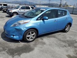 Salvage cars for sale at Sun Valley, CA auction: 2012 Nissan Leaf SV