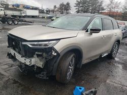 Salvage cars for sale from Copart New Britain, CT: 2022 Infiniti QX60 Autograph