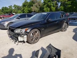 Infiniti Q50 salvage cars for sale: 2014 Infiniti Q50 Hybrid Premium