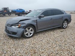 Salvage cars for sale at Temple, TX auction: 2013 Volkswagen Passat SE