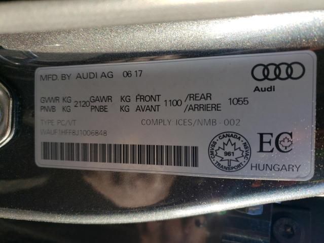 2018 Audi S3 Prestige