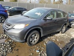 Salvage cars for sale from Copart Waldorf, MD: 2013 Honda CR-V LX