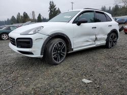 Salvage cars for sale from Copart Graham, WA: 2019 Porsche Cayenne S