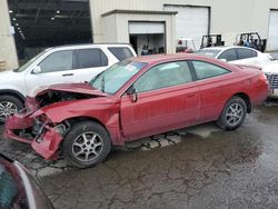 Salvage cars for sale from Copart Woodburn, OR: 2002 Toyota Camry Solara SE
