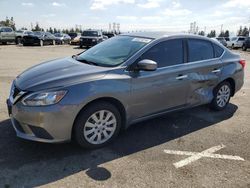 Salvage cars for sale from Copart Rancho Cucamonga, CA: 2017 Nissan Sentra S