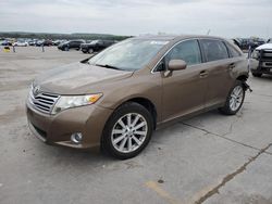 Salvage cars for sale at Grand Prairie, TX auction: 2009 Toyota Venza