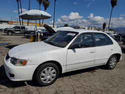 Salvage cars for sale from Copart Van Nuys, CA: 2001 Toyota Corolla CE
