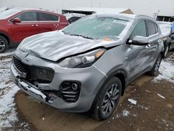 KIA Sportage ex salvage cars for sale: 2019 KIA Sportage EX