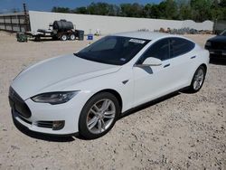 Salvage cars for sale at New Braunfels, TX auction: 2014 Tesla Model S