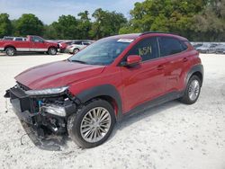 Salvage cars for sale from Copart Ocala, FL: 2021 Hyundai Kona SEL