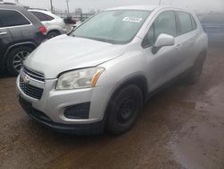 Salvage cars for sale at Elgin, IL auction: 2015 Chevrolet Trax LS