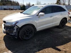 Salvage cars for sale from Copart Bowmanville, ON: 2017 Acura RDX Advance