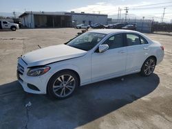 Salvage cars for sale from Copart Sun Valley, CA: 2016 Mercedes-Benz C300