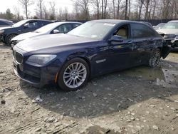 BMW 750 LXI salvage cars for sale: 2013 BMW 750 LXI