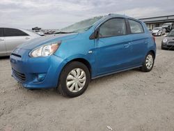 Mitsubishi salvage cars for sale: 2015 Mitsubishi Mirage DE