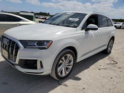 Audi Q7 salvage cars for sale: 2020 Audi Q7 Premium Plus