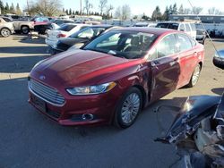 Salvage cars for sale from Copart Woodburn, OR: 2016 Ford Fusion SE Phev