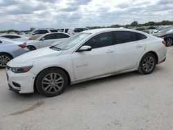 Salvage cars for sale from Copart San Antonio, TX: 2016 Chevrolet Malibu LT