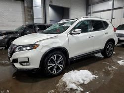 Salvage cars for sale at Ham Lake, MN auction: 2017 Nissan Rogue SV